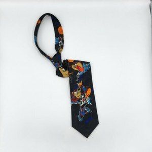 Looney Tunes Mania Tie Basketball Taz Vintage 1993 Daffy Sylvester 90s